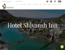 Tablet Screenshot of hotelshivansh.com